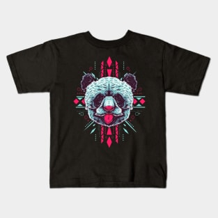 Panda Geometric Kids T-Shirt